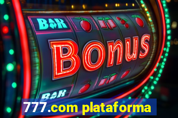 777.com plataforma